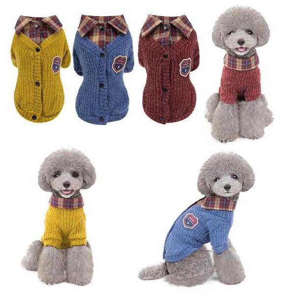 dog apparel pet cat cute lapel sweater knitted wool badge beautiful personality winter keep warm puppy kitten fashion clothes
dog apparel pet cat cute lapel sweater knitted wool badge beautiful personality winter keep warm puppy kitten fashion clothes