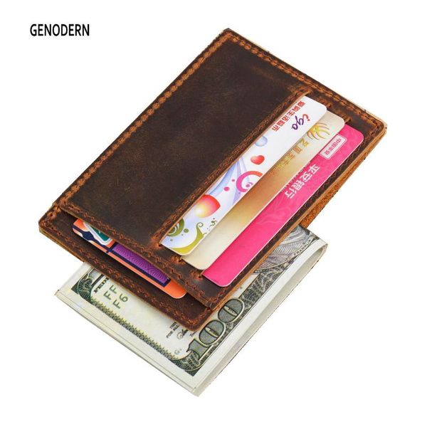 card holders crazy horse leather short wallet retro men's casual cowhide zero one, Brown;gray
card holders crazy horse leather short wallet retro men's casual cowhide zero one, Brown;gray