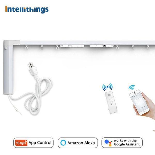 smart home control wifi curtain motor tuya life customized electric curtains track with rf remote alexa echo
smart home control wifi curtain motor tuya life customized electric curtains track with rf remote alexa echo
