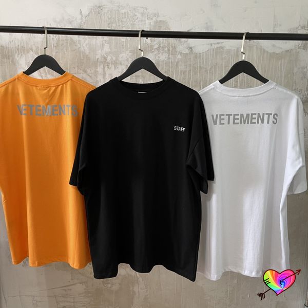 oversize vetements t-shirt men women 11 front back reflective logo vetements tee staff short sleeve, White;black
oversize vetements t-shirt men women 11 front back reflective logo vetements tee staff short sleeve, White;black