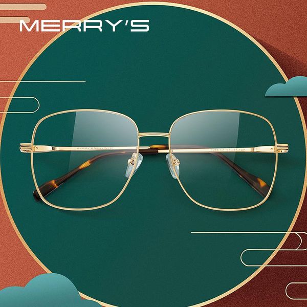 fashion sunglasses frames merrys design women classic titanium alloy retro oversized glasses luxury frame eyeglasses ultralight s2156, Black
fashion sunglasses frames merrys design women classic titanium alloy retro oversized glasses luxury frame eyeglasses ultralight s2156, Black