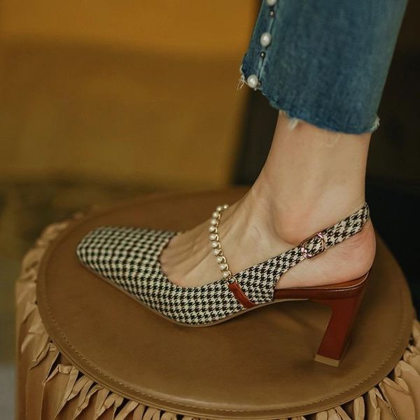 dress shoes 2021 women high heels spring summer square toe buckle strap female pumps mid heel elegant party wedding, Black
dress shoes 2021 women high heels spring summer square toe buckle strap female pumps mid heel elegant party wedding, Black