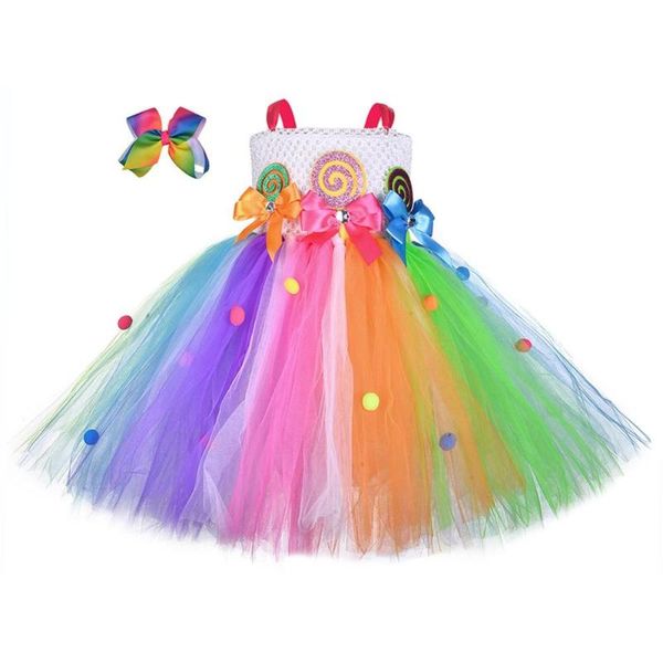 girl's dresses rainbow candy wedding dress for girl clothing bow lollipop pattern flower tutu tulle princess kids girls prom, Red;yellow
girl's dresses rainbow candy wedding dress for girl clothing bow lollipop pattern flower tutu tulle princess kids girls prom, Red;yellow
