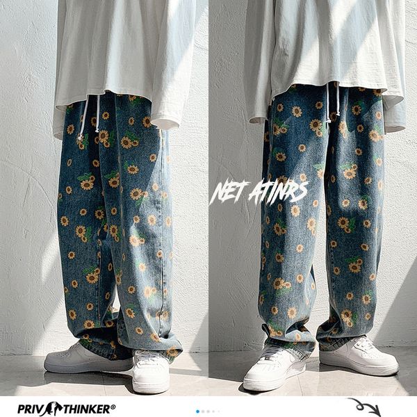 Men's Jeans Privathinker Daisy Printing Summer Straight Man Fashion Hip Hop Joggers Male Loose Denim Pants Clothing CX200820 8ZWQ, Blue
Men's Jeans Privathinker Daisy Printing Summer Straight Man Fashion Hip Hop Joggers Male Loose Denim Pants Clothing CX200820 8ZWQ, Blue