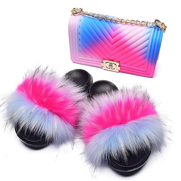 rainbow color hand bags shoulder matching jelly purse handbags mommy and me fur slides and handbag for women, Black
rainbow color hand bags shoulder matching jelly purse handbags mommy and me fur slides and handbag for women, Black