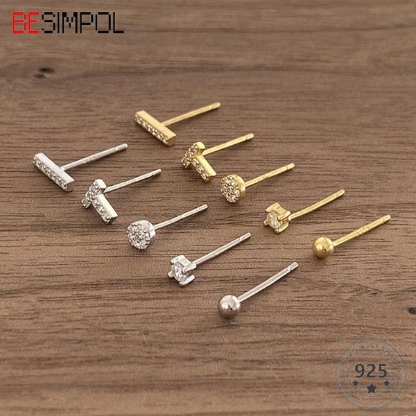 besimpol one set s925 silver zircon stud earrings geometric minimalist small gold sets for women luxury fine jewelry, Golden;silver
besimpol one set s925 silver zircon stud earrings geometric minimalist small gold sets for women luxury fine jewelry, Golden;silver