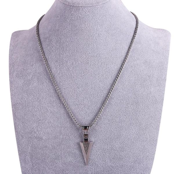 Fashion Men's Stainless Steel Arrow Pendant Necklace Chain Jewelry 1 Pc Necklaces, Silver
Fashion Men's Stainless Steel Arrow Pendant Necklace Chain Jewelry 1 Pc Necklaces, Silver