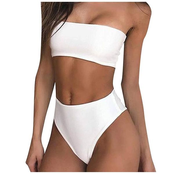 women's swimwear women solid color bralette bikini set two-piece swimsuit bikinis 2021 mujer maillot de bain femme, White;black
women's swimwear women solid color bralette bikini set two-piece swimsuit bikinis 2021 mujer maillot de bain femme, White;black