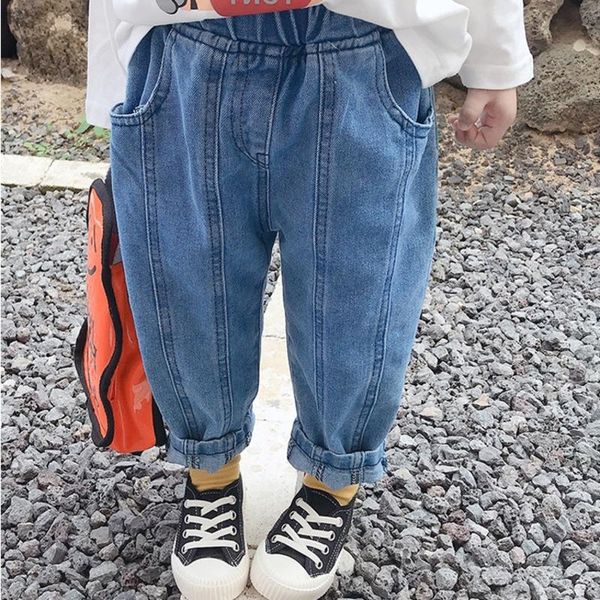 casual denim pants for kids 2021 spring autumn bottom elastic waist girl's jeans light-washed long trousers straight, Blue
casual denim pants for kids 2021 spring autumn bottom elastic waist girl's jeans light-washed long trousers straight, Blue
