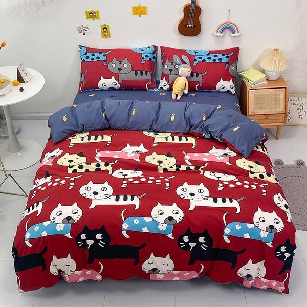 bedding sets red cat double king twin duvet cover bed sheet pillowcases luxury quilt cartoon bedclothes
bedding sets red cat double king twin duvet cover bed sheet pillowcases luxury quilt cartoon bedclothes