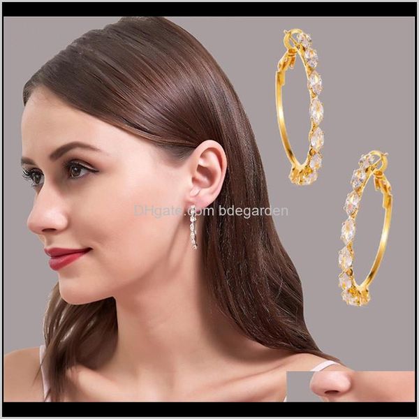 & hie earrings jewelry drop delivery 2021 fashion elegant temperament big circle hoop ear rings for women girl geometric crystal round earri, Golden;silver
& hie earrings jewelry drop delivery 2021 fashion elegant temperament big circle hoop ear rings for women girl geometric crystal round earri, Golden;silver
