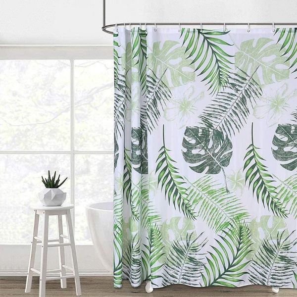tropical palm leaves shower curtain waterproof fabric bathroom accessories set with 12 hooks green and white curtains
tropical palm leaves shower curtain waterproof fabric bathroom accessories set with 12 hooks green and white curtains