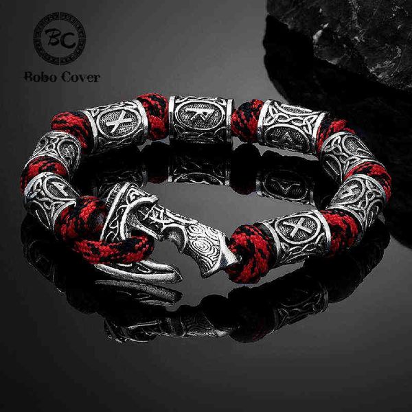 norse vikings axes wrap bracelets men hammer camping paracord survival rope wristband amulet handmade male jewelry gifts, Black
norse vikings axes wrap bracelets men hammer camping paracord survival rope wristband amulet handmade male jewelry gifts, Black