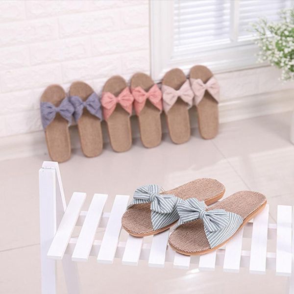 slippers women's summer slipper lovely bohemia bowknot fashion anti-slip linen home indoor open toe flat flip flops shoes beach, Black
slippers women's summer slipper lovely bohemia bowknot fashion anti-slip linen home indoor open toe flat flip flops shoes beach, Black