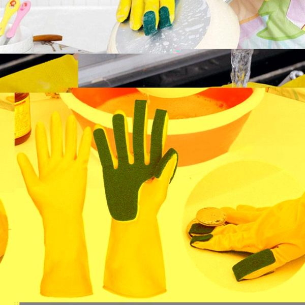 disposable gloves waterproof magic cleaning glove with scouring pad durable anti-e dishes washing household kitchen cleaner tools
disposable gloves waterproof magic cleaning glove with scouring pad durable anti-e dishes washing household kitchen cleaner tools