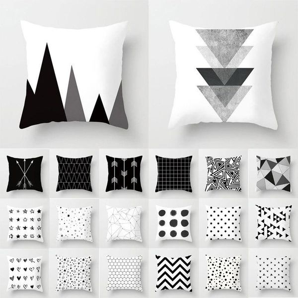 pillow case black and white geometric decorative pillowcases short plush throw striped pillowcase kussensloop
pillow case black and white geometric decorative pillowcases short plush throw striped pillowcase kussensloop