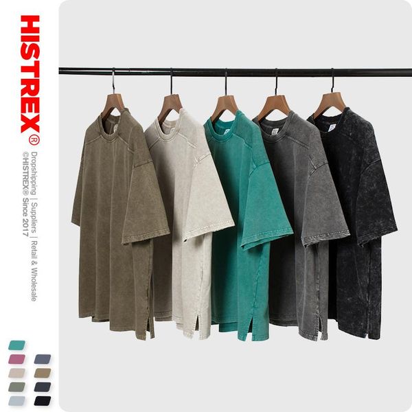 men's t-shirts histrex asymmetrical snow washed heavy cotton thick 250g men t shirt crewneck tshirt funny mens hip man 5qd55#, White;black
men's t-shirts histrex asymmetrical snow washed heavy cotton thick 250g men t shirt crewneck tshirt funny mens hip man 5qd55#, White;black