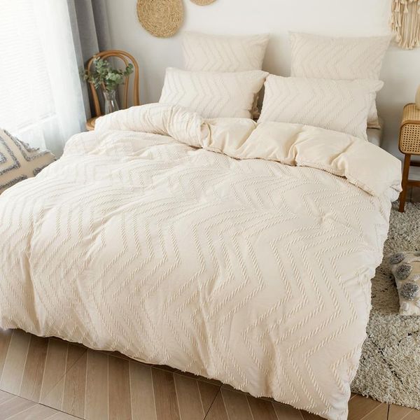 bedding sets multi colors wave jacquard bed set simple plain home textiles twin full king duvet cover pillowcase
bedding sets multi colors wave jacquard bed set simple plain home textiles twin full king duvet cover pillowcase