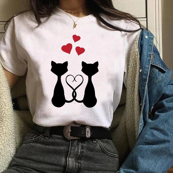 printing print graphic cat lover women t shirts sweet valentine cartoon 90s fashion clothes lady tees female shirt womens, White
printing print graphic cat lover women t shirts sweet valentine cartoon 90s fashion clothes lady tees female shirt womens, White