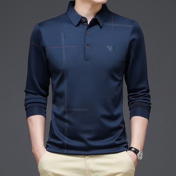 men's polos 2021 men shirt business autumn tshirt long sleeve casual male fit slim korean clothing button shirts, White;black
men's polos 2021 men shirt business autumn tshirt long sleeve casual male fit slim korean clothing button shirts, White;black