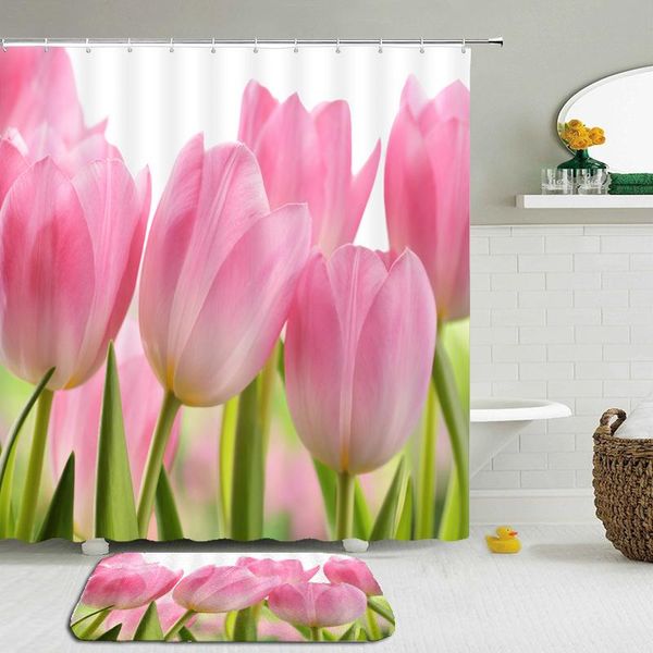 tulip fresh flowers shower curtains set bathroom non-slip mat red rose waterproof curtain toilet bath screen
tulip fresh flowers shower curtains set bathroom non-slip mat red rose waterproof curtain toilet bath screen