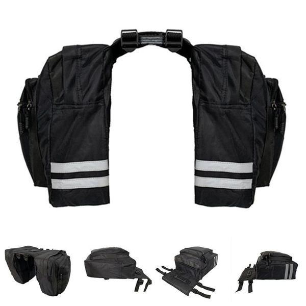 40# bicycle carrier bag 30l rear rack trunk bike luggage back seat pannier two double bags outdoor cycling saddle storage 1 trekking poles
40# bicycle carrier bag 30l rear rack trunk bike luggage back seat pannier two double bags outdoor cycling saddle storage 1 trekking poles