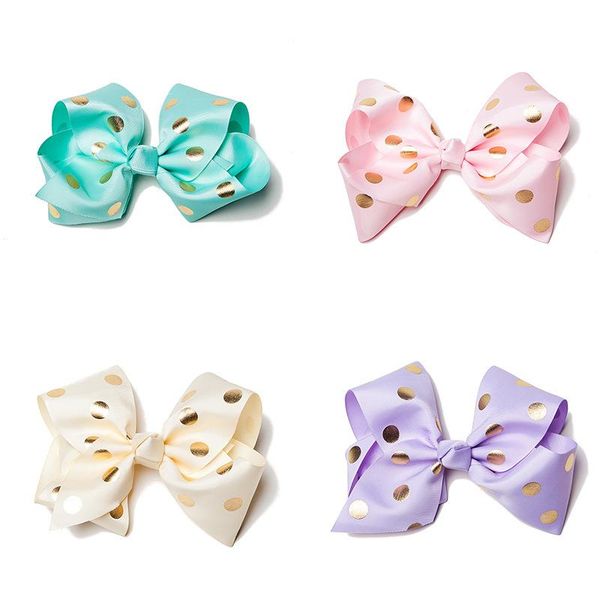 spring and summer 2021 polka dot duck bill children's big bow hair clip accessories, Slivery;white
spring and summer 2021 polka dot duck bill children's big bow hair clip accessories, Slivery;white