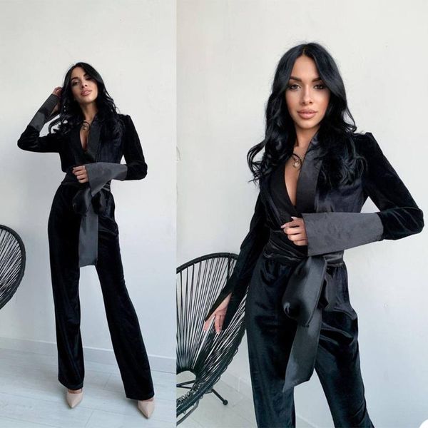 fashion elegant velvet women blazer custom made designed lace up suits patchwork office lady chic daily casual jacket women's two piece, White
fashion elegant velvet women blazer custom made designed lace up suits patchwork office lady chic daily casual jacket women's two piece, White