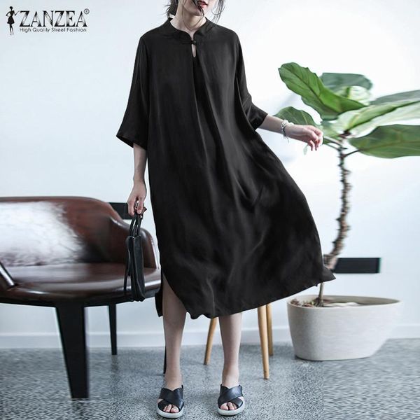 casual dresses women midi dress 2022 fashion ladies vestidos solid sundress summer female half sleeve robe longue plus size 5xl, Black;gray
casual dresses women midi dress 2022 fashion ladies vestidos solid sundress summer female half sleeve robe longue plus size 5xl, Black;gray