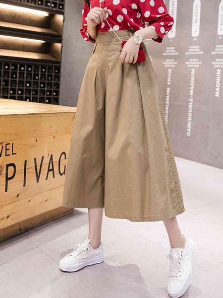 casual women's high waist pants slim and loose capris straight tooling wide-leg female culottes summer 210514, Black;white
casual women's high waist pants slim and loose capris straight tooling wide-leg female culottes summer 210514, Black;white