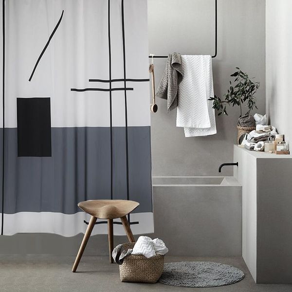 shower curtains not in/abstract geometry hook style curtain,99.9%waterproof,bathroom thicken mildewproof fabric,pure copper buttonhole
shower curtains not in/abstract geometry hook style curtain,99.9%waterproof,bathroom thicken mildewproof fabric,pure copper buttonhole
