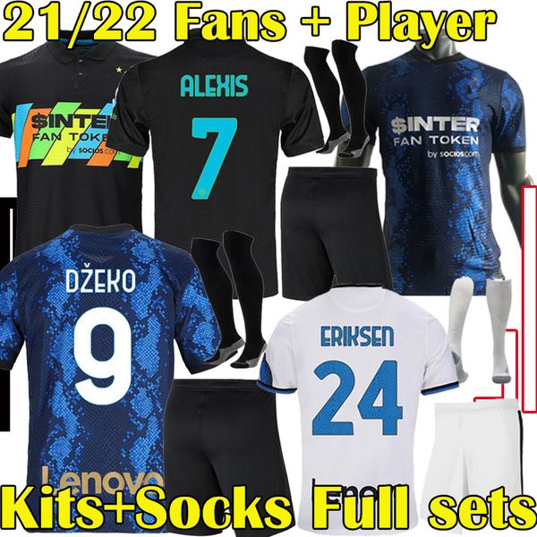 adults kids kits sock full sets 2021 2022 soccer jerseys fans player version dzeko çalhanoglu milan vidal barella eriksen lautaro third foot, Black;yellow
adults kids kits sock full sets 2021 2022 soccer jerseys fans player version dzeko çalhanoglu milan vidal barella eriksen lautaro third foot, Black;yellow