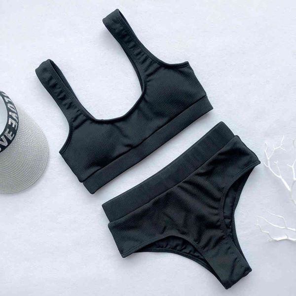 new high waist women bandeau push up swimsuit female swimwear solid bikini set bathing suits summer beach wearing
new high waist women bandeau push up swimsuit female swimwear solid bikini set bathing suits summer beach wearing