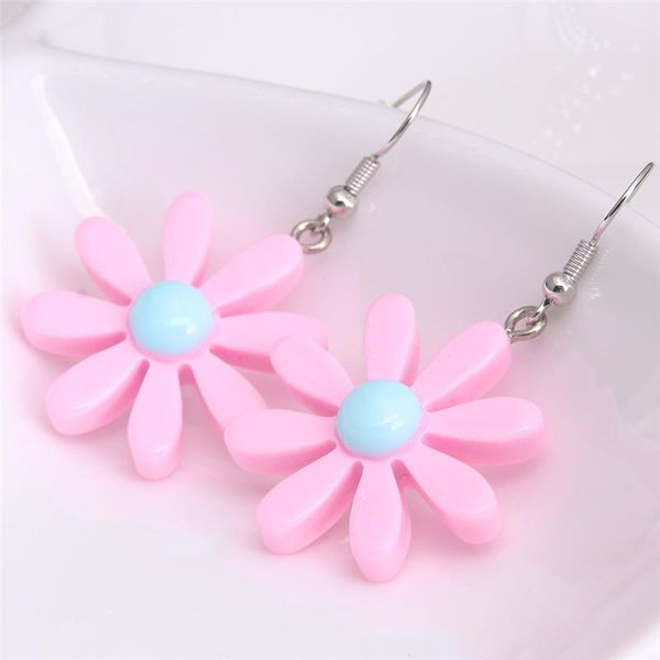 dangle & chandelier design sweet daisy flower stud earrings cute statement earring jewelry for girls gift woman red pink color brincos, Silver
dangle & chandelier design sweet daisy flower stud earrings cute statement earring jewelry for girls gift woman red pink color brincos, Silver