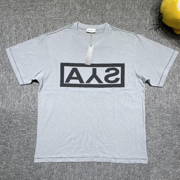 men's t-shirts 2021 summer askyurself print heavy wash short-sleeved t-shirt gray couple men and women campus set shirt, White;black
men's t-shirts 2021 summer askyurself print heavy wash short-sleeved t-shirt gray couple men and women campus set shirt, White;black