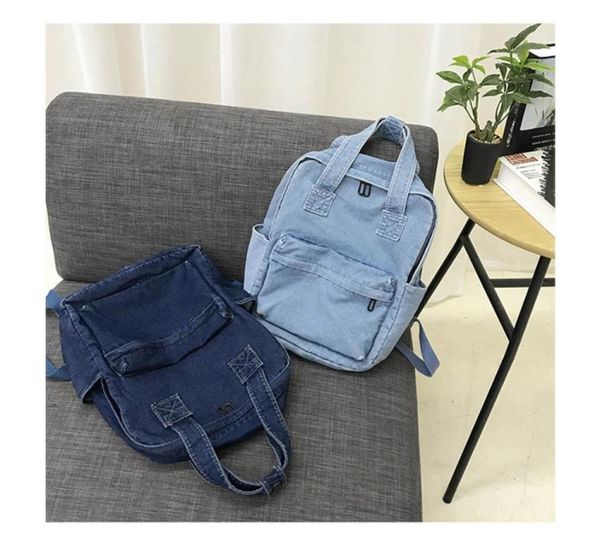 backpack 2021 women fashion college denim bag simple preppy style solid color student for teenager girls female backpac
backpack 2021 women fashion college denim bag simple preppy style solid color student for teenager girls female backpac