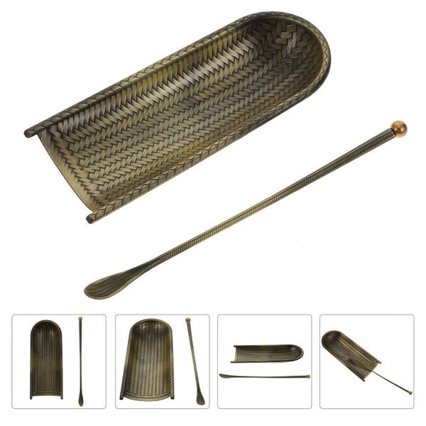 spoons 1 set tea spoon scoop shovel with needle alloy ceremony accessories 
spoons 1 set tea spoon scoop shovel with needle alloy ceremony accessories