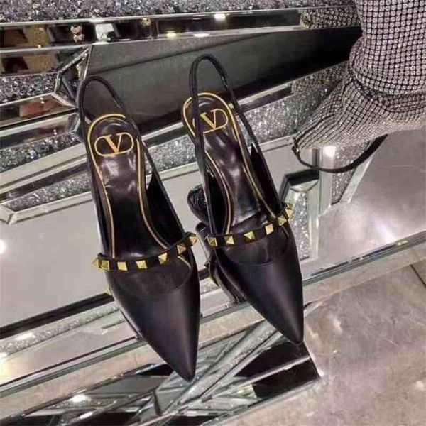 vt new rivet high-heeled sandals women bag head with shoes 6cmol commuting pointed, Black
vt new rivet high-heeled sandals women bag head with shoes 6cmol commuting pointed, Black