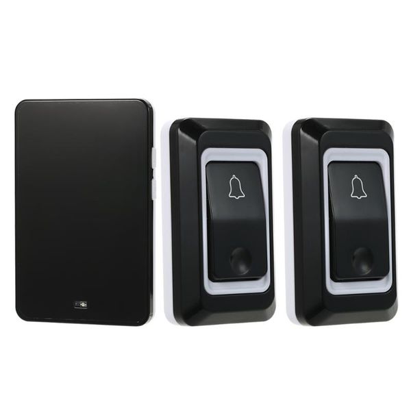 waterproof wireless doorbell 100-240v 60 rings 5 volume chime 300m remote home eu us plug black door bell doorbells
waterproof wireless doorbell 100-240v 60 rings 5 volume chime 300m remote home eu us plug black door bell doorbells