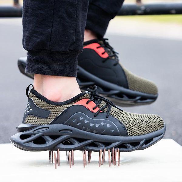 boots 2021 air mesh breathable plus size steel toe caps work safety shoes man industry male botas site tooling ankle, Black
boots 2021 air mesh breathable plus size steel toe caps work safety shoes man industry male botas site tooling ankle, Black