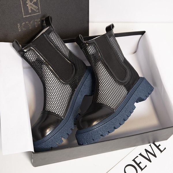 women's shoes 2021 summer high-cut hollow black silk breathable mesh boots trifle thick-soled retro
women's shoes 2021 summer high-cut hollow black silk breathable mesh boots trifle thick-soled retro