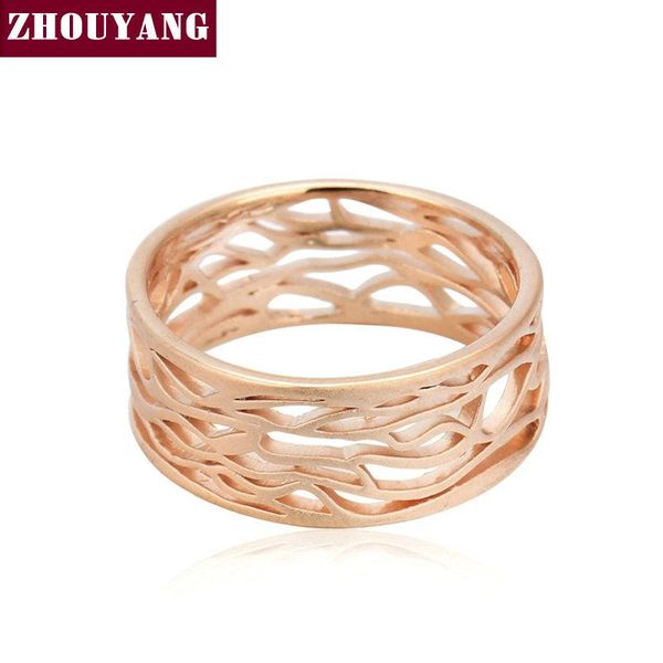 wedding rings zhouyang water ripple hollowed-out wire drawing process rose gold color lover's ring full sizes zyr437 zyr438, Slivery;golden
wedding rings zhouyang water ripple hollowed-out wire drawing process rose gold color lover's ring full sizes zyr437 zyr438, Slivery;golden