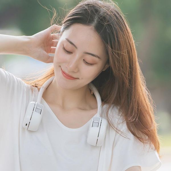 electric fans neck hanging fan summer cooling wearable 8 hours continuous work soft and 4 colors
electric fans neck hanging fan summer cooling wearable 8 hours continuous work soft and 4 colors