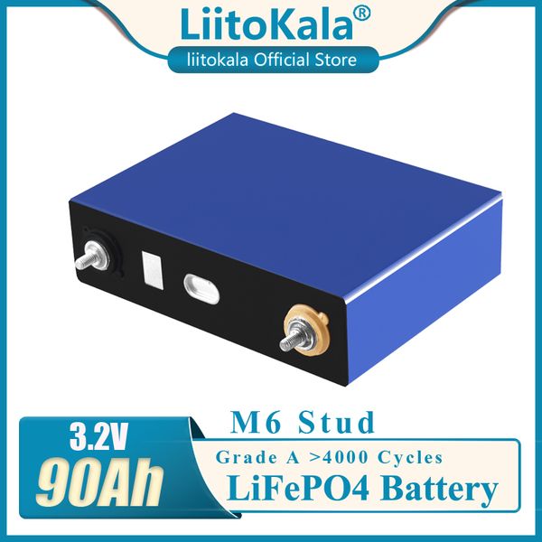 liitokala lithium ion rechargeable deep cycle 3.2v 90ah lifepo4 battery cell factory price batterie lfp for ev/narrow boat/electric car/sola
liitokala lithium ion rechargeable deep cycle 3.2v 90ah lifepo4 battery cell factory price batterie lfp for ev/narrow boat/electric car/sola