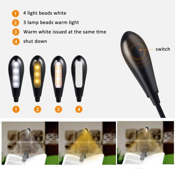 book lights flexible 7 led clip reading night light table lamp usb rechargeable brightnes dimmable bendable desk with
book lights flexible 7 led clip reading night light table lamp usb rechargeable brightnes dimmable bendable desk with