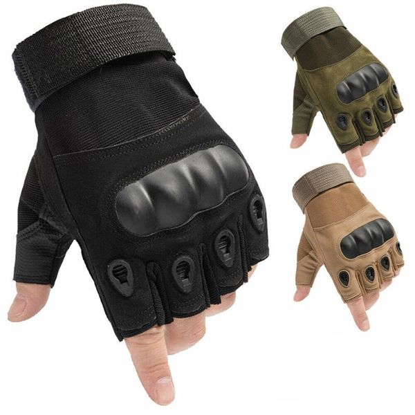 tactical hard knuckle half finger gloves men's army military combat paintball duty - fingerless cycling, Black
tactical hard knuckle half finger gloves men's army military combat paintball duty - fingerless cycling, Black