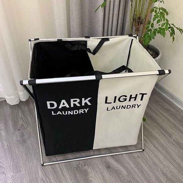 foldable organizer laundry hamper sorter washing bag large x-shape collapsible dirty clothes basket 2/3 section storage & organization
foldable organizer laundry hamper sorter washing bag large x-shape collapsible dirty clothes basket 2/3 section storage & organization