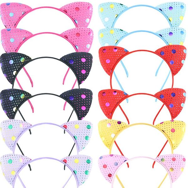 latest style fashion cat ears dot sequin girl cute hair band accessories, Slivery;white
latest style fashion cat ears dot sequin girl cute hair band accessories, Slivery;white