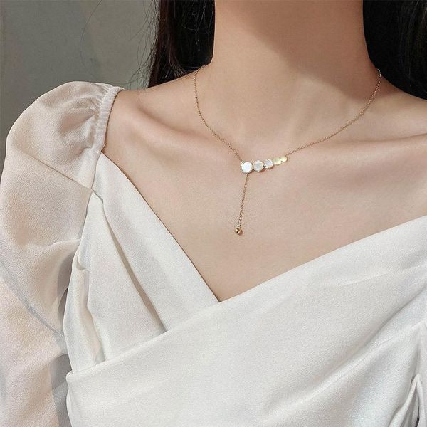 chains yaologe 316l stainless steel 2021 round enamel gold color necklaces thick chain choker gift for women fashion party jewelry, Silver
chains yaologe 316l stainless steel 2021 round enamel gold color necklaces thick chain choker gift for women fashion party jewelry, Silver