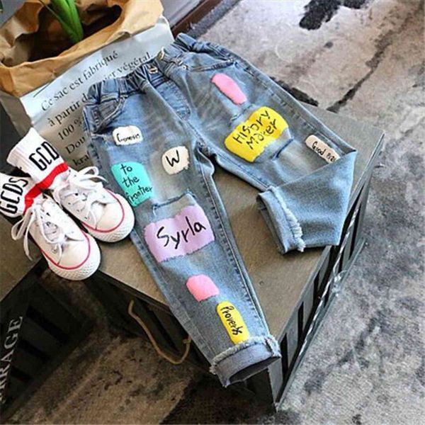 fashion spring autumn sports jeans girls casual pants 3 8y print child trouser elastic waist kid leggings school high quality, Blue
fashion spring autumn sports jeans girls casual pants 3 8y print child trouser elastic waist kid leggings school high quality, Blue
